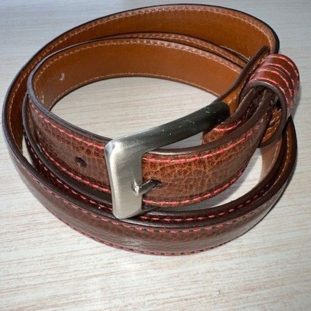 J. Hilburn 1”(25MM) W/41” L Custom Leather Belt(Fits approx 39”-43”